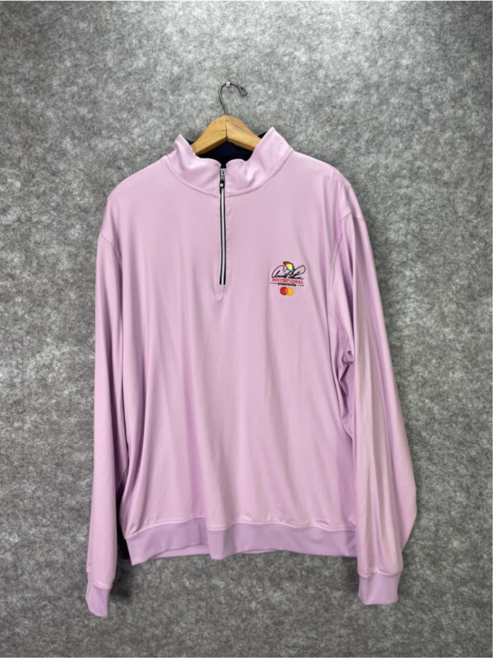 FootJoy Pullover Mens XL Purple Arnold Palmer Invitational Golf 1/4 Zip